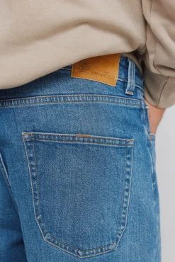 Jeans délavage moyen regular fit