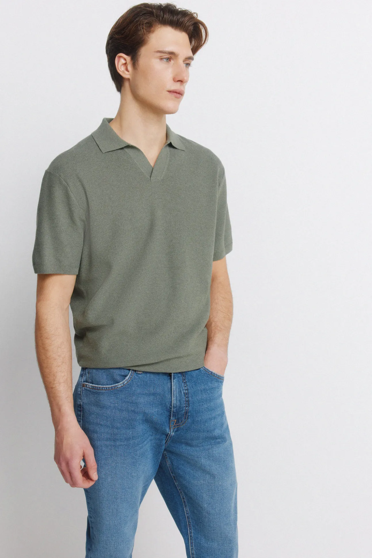 Jeans délavage moyen slim fit
