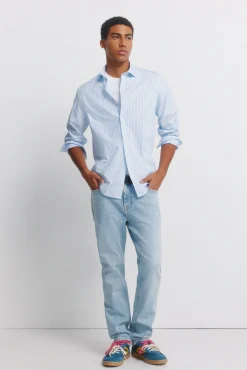 Jeans délavé clair slim