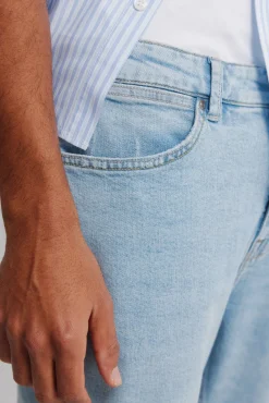 Jeans délavé clair slim