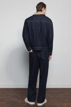 jeans larges délavés lavé désencollé
