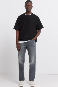 Jeans skinny gris fonc&eacute;