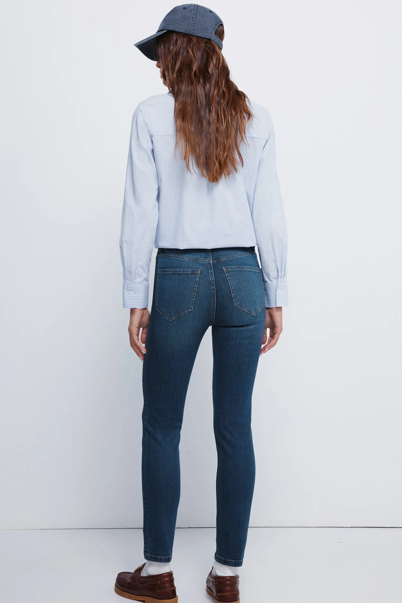 Jeans slim court