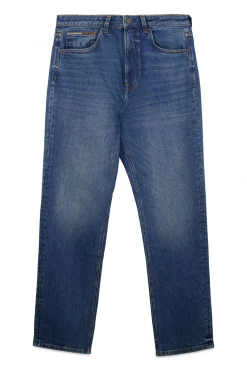 Jeans surtint coupe droite