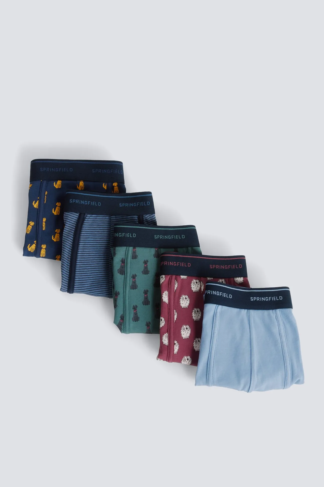 Lot de 3 boxers imprimés en coton