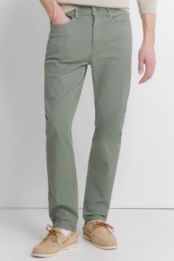 Pantalon 5 poches d&eacute;lav&eacute; coupe slim