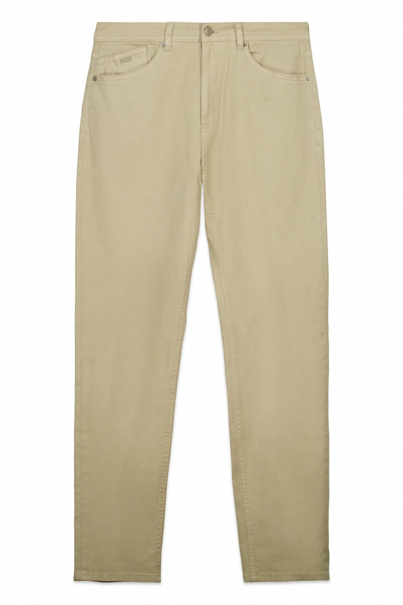 Pantalon 5 poches délavé coupe slim