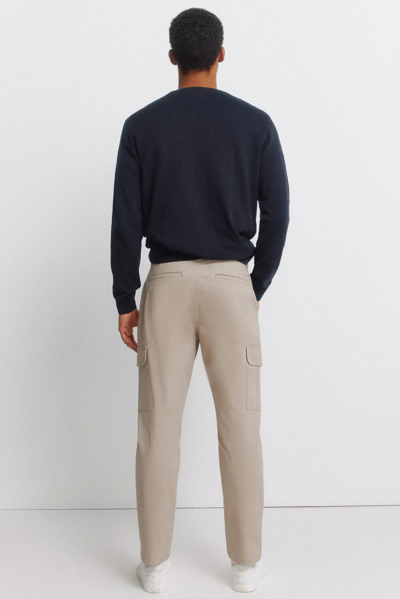 Pantalon cargo coupe slim confortable