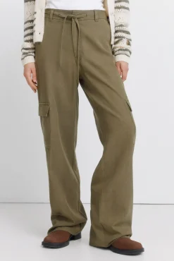 Pantalon cargo en coton