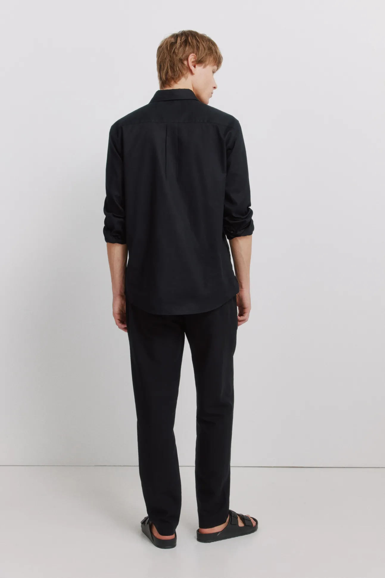 Pantalon chino comfort fit en lin