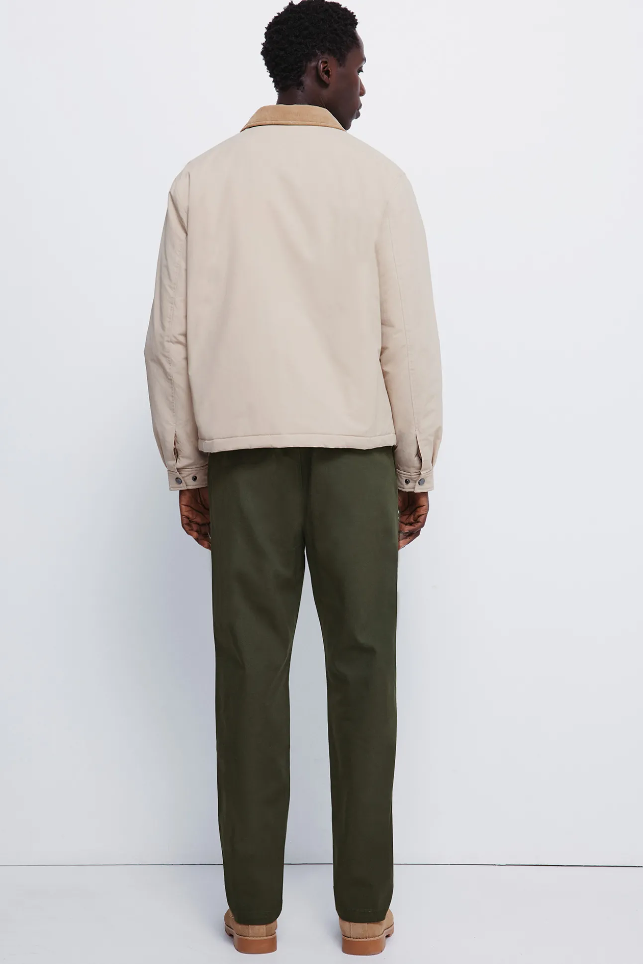 Pantalon chino dobby coupe confortable