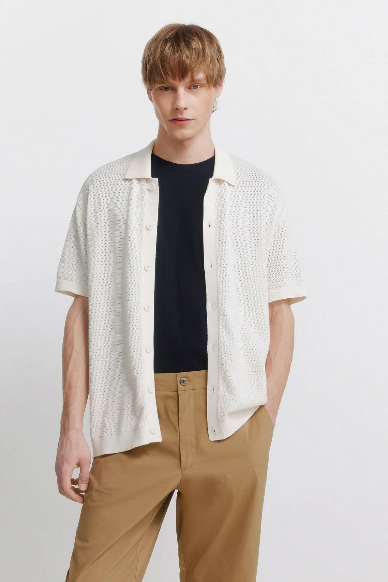 Pantalon chino léger relaxed fit