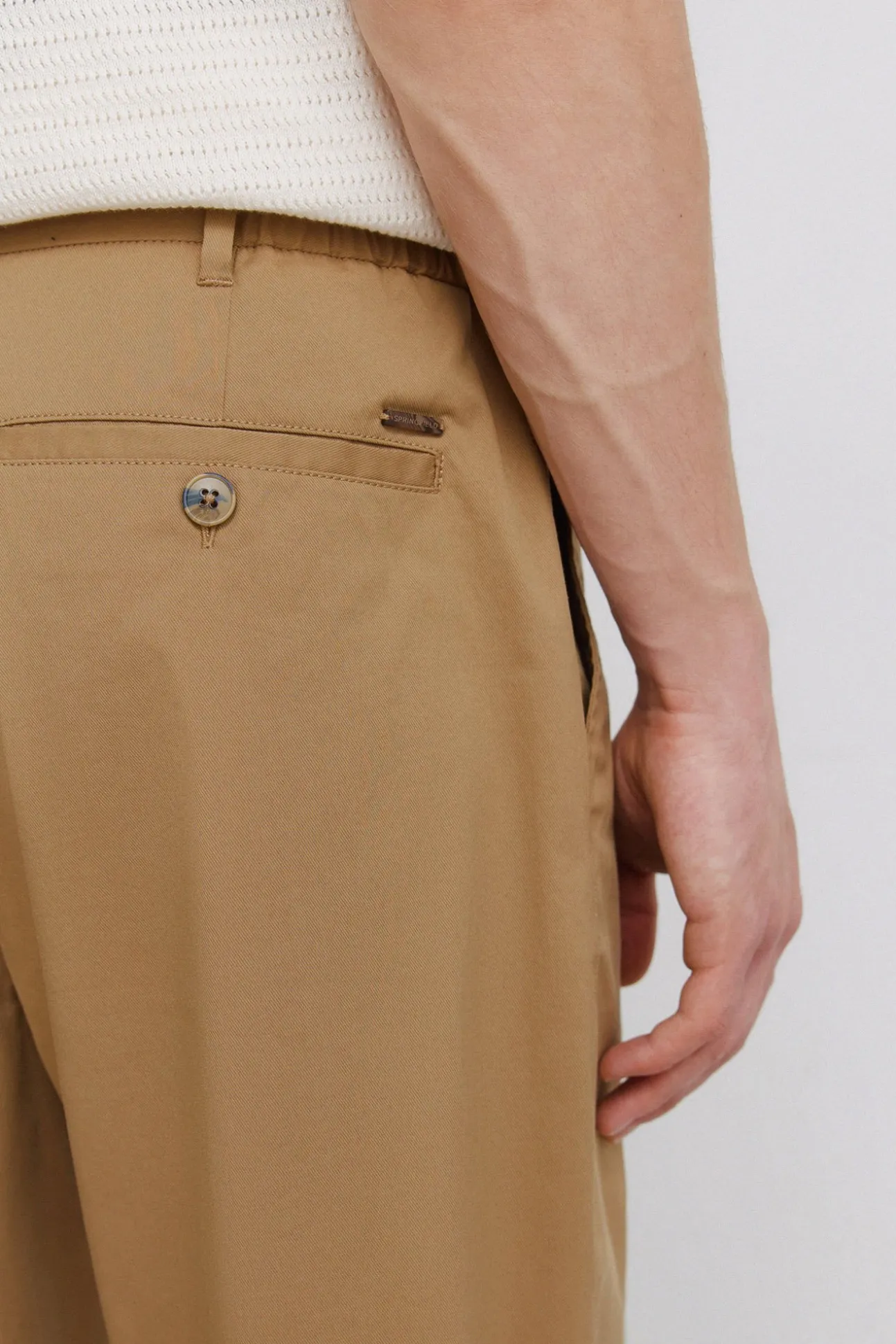 Pantalon chino léger relaxed fit