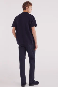 pantalon chino slim micro-imprimé