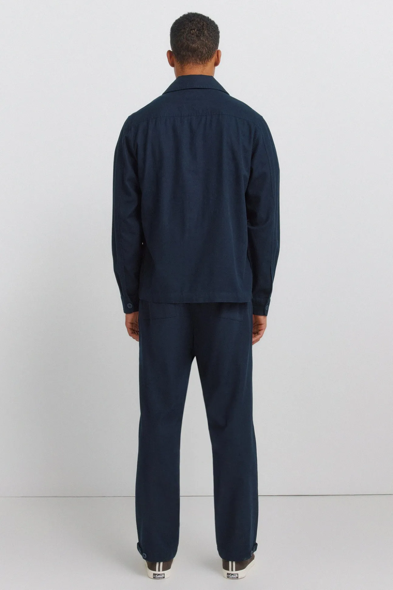Pantalon coupe droite en coton
