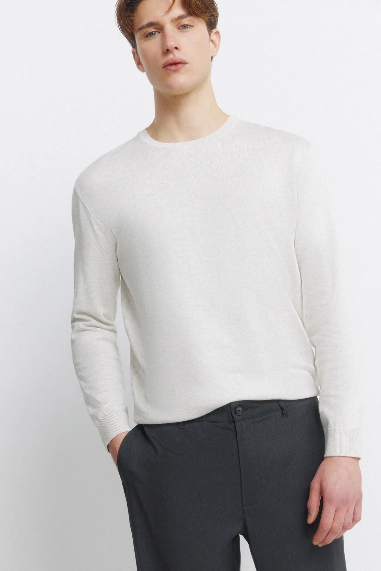 Pantalon droit ample