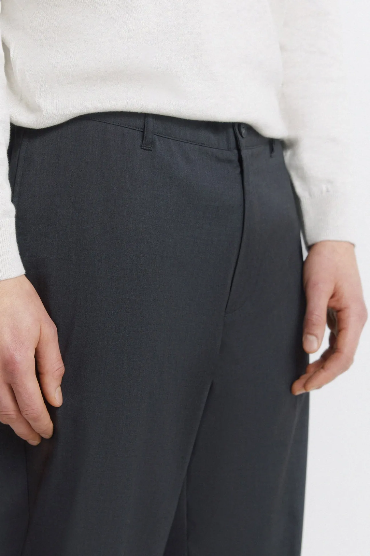 Pantalon droit ample