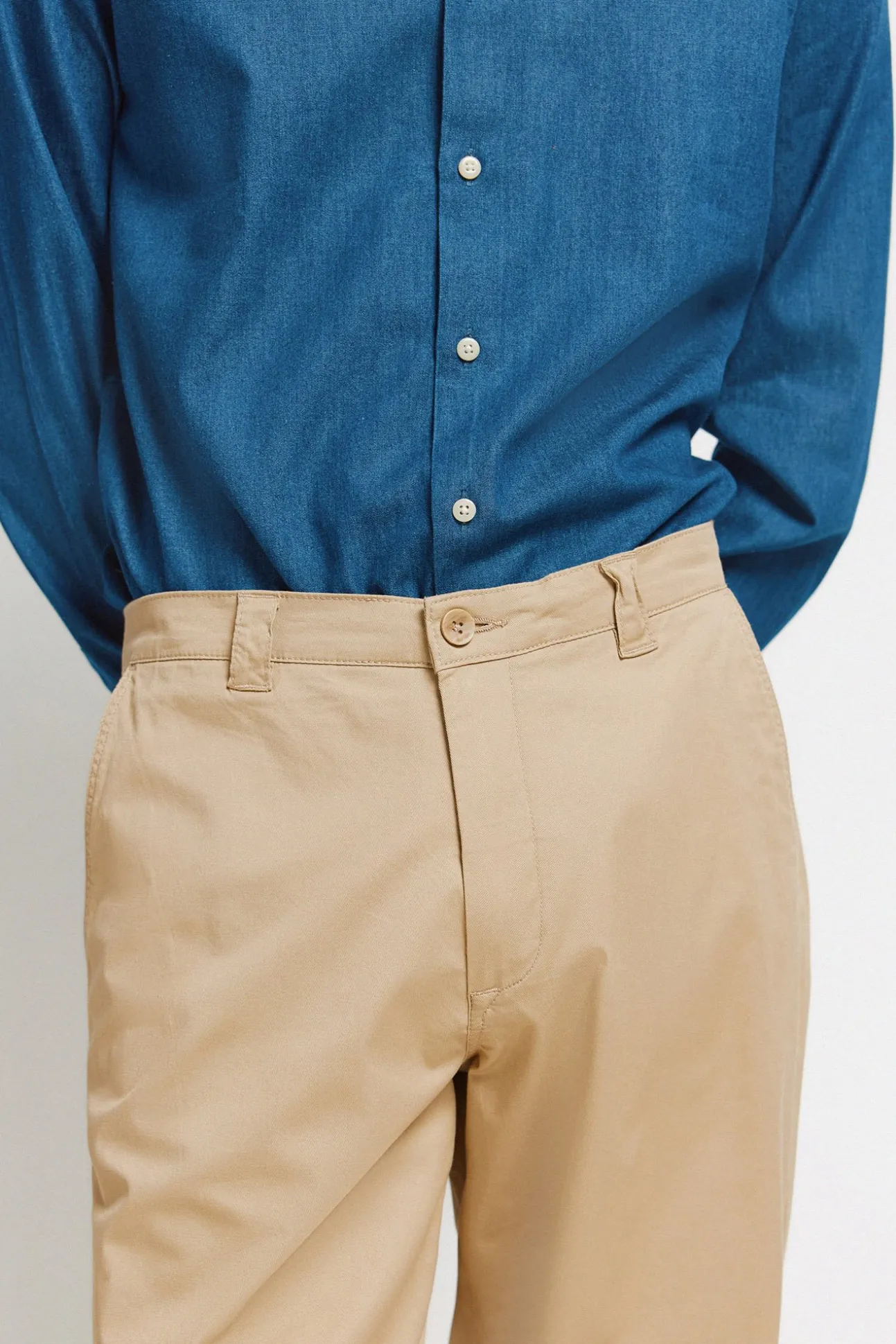 Pantalon léger coupe droite