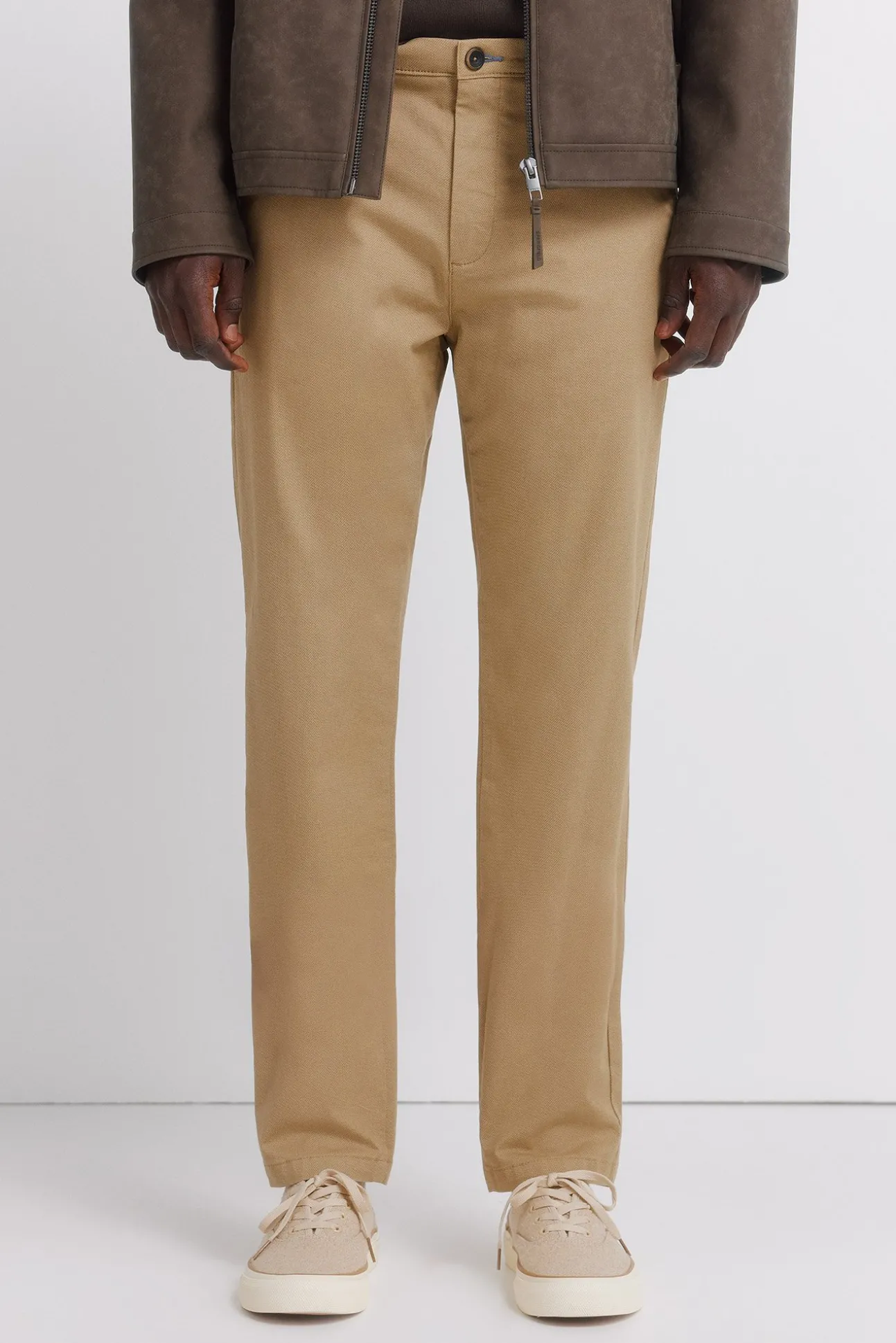 pantalon slim à micro-imprimé