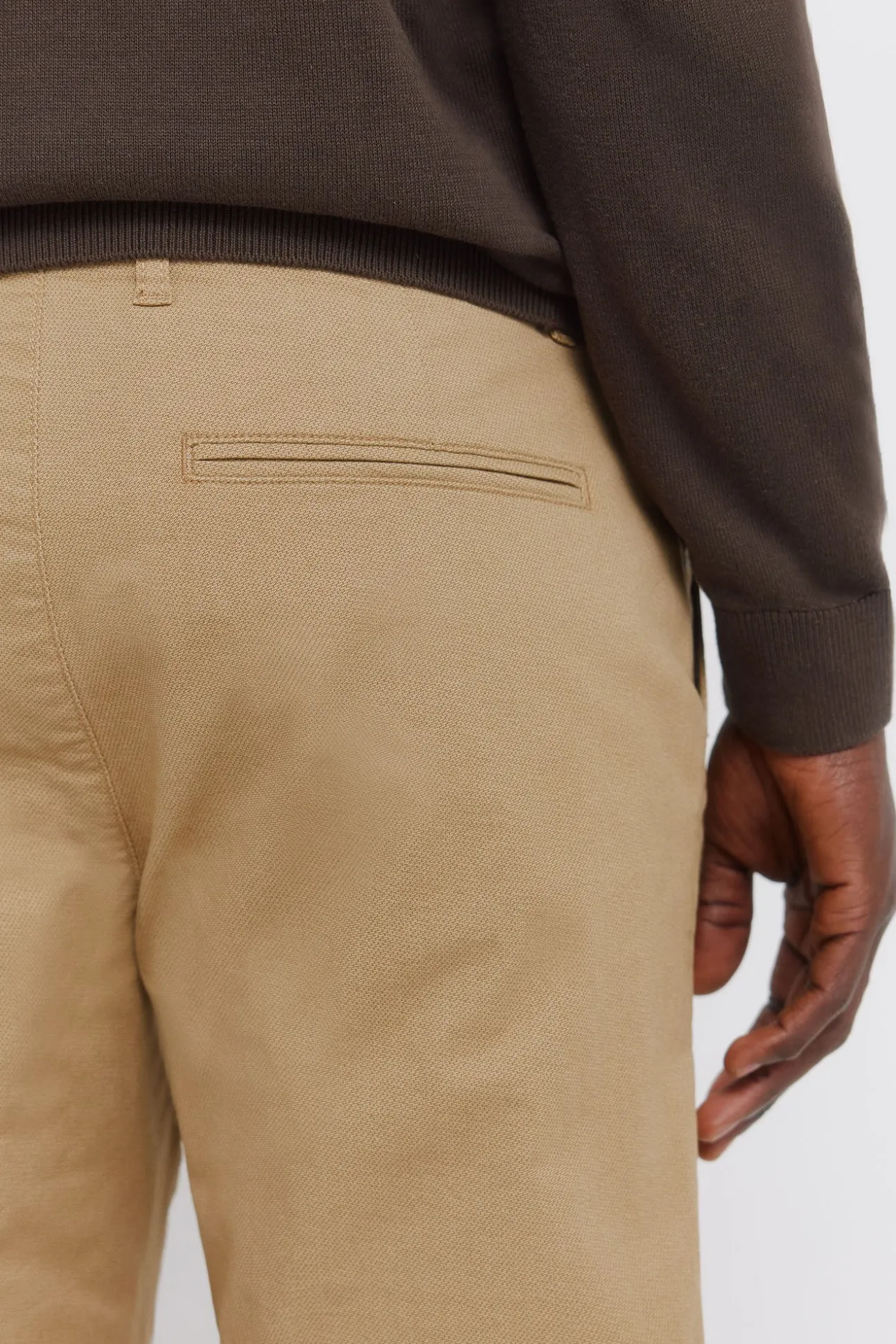 pantalon slim à micro-imprimé