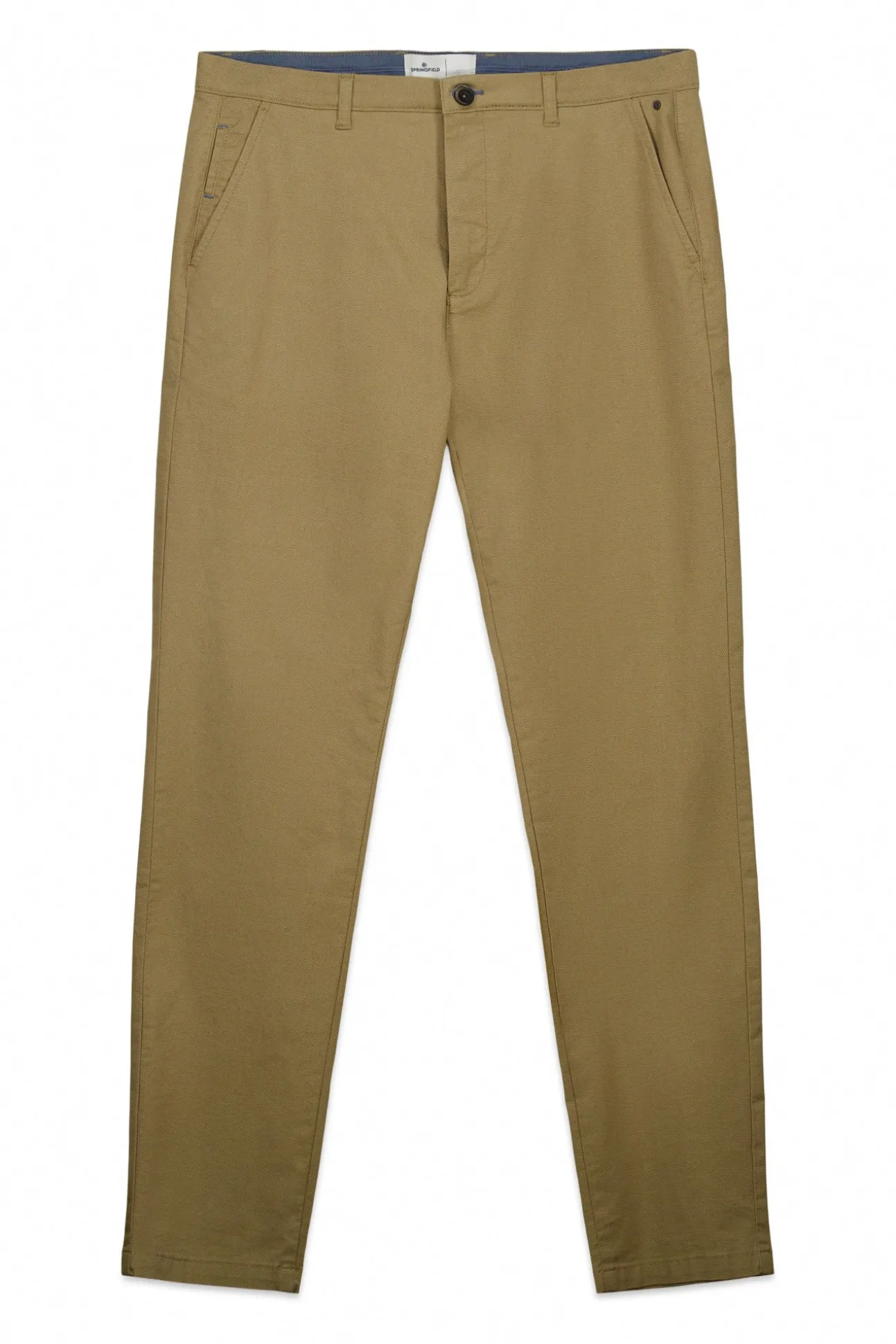 pantalon slim à micro-imprimé
