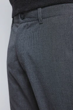 Pantalon slim fit structuré