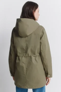 Parka &agrave; capuche d&eacute;perlante