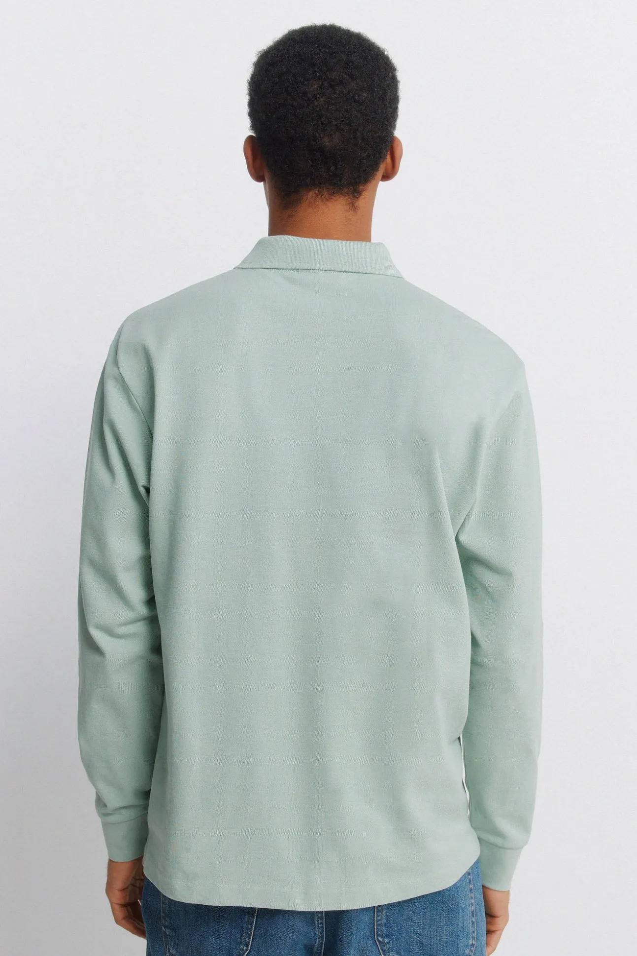 Polo basique Springfield manches longues regular fit