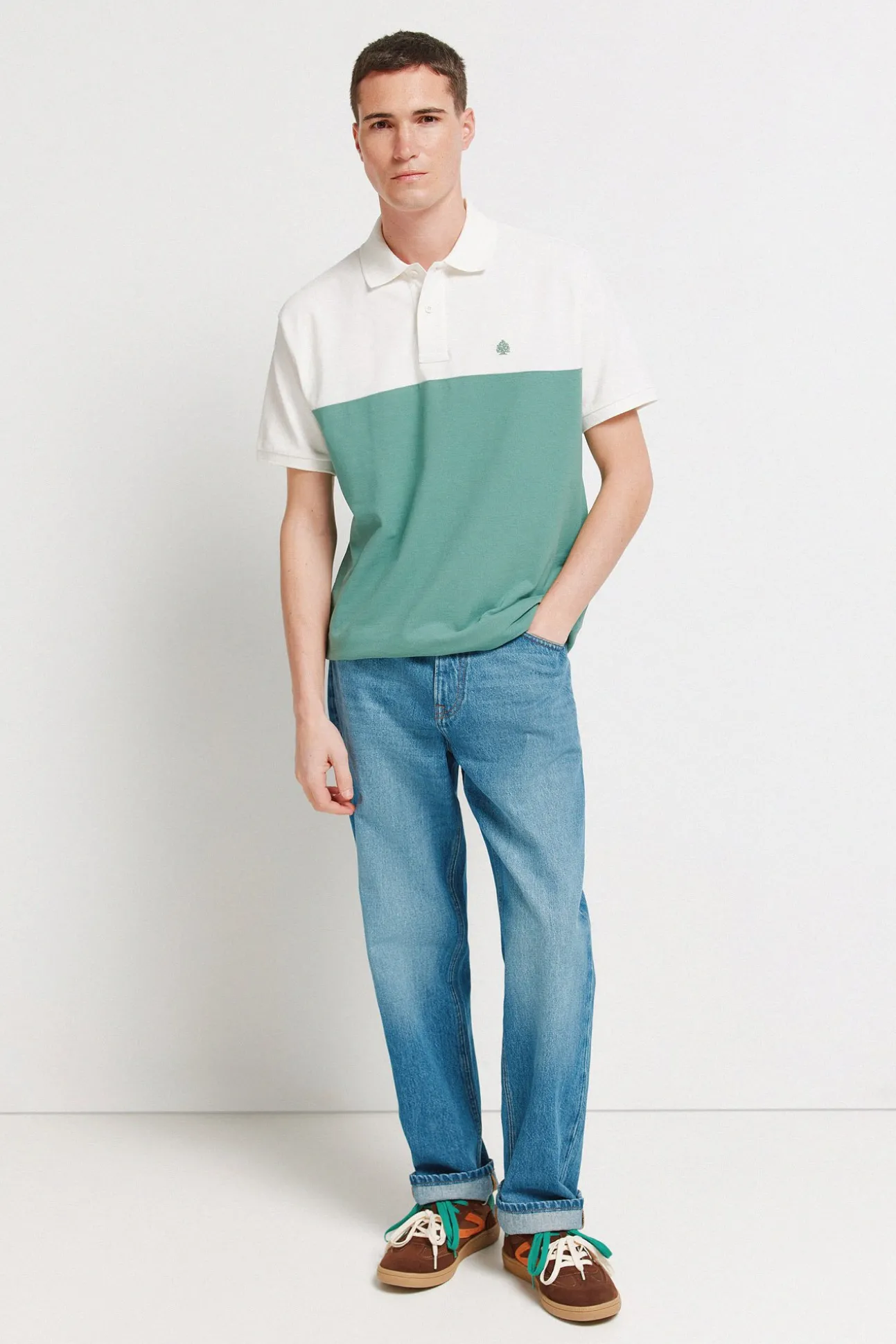 Polo coupe regular fit en piqué