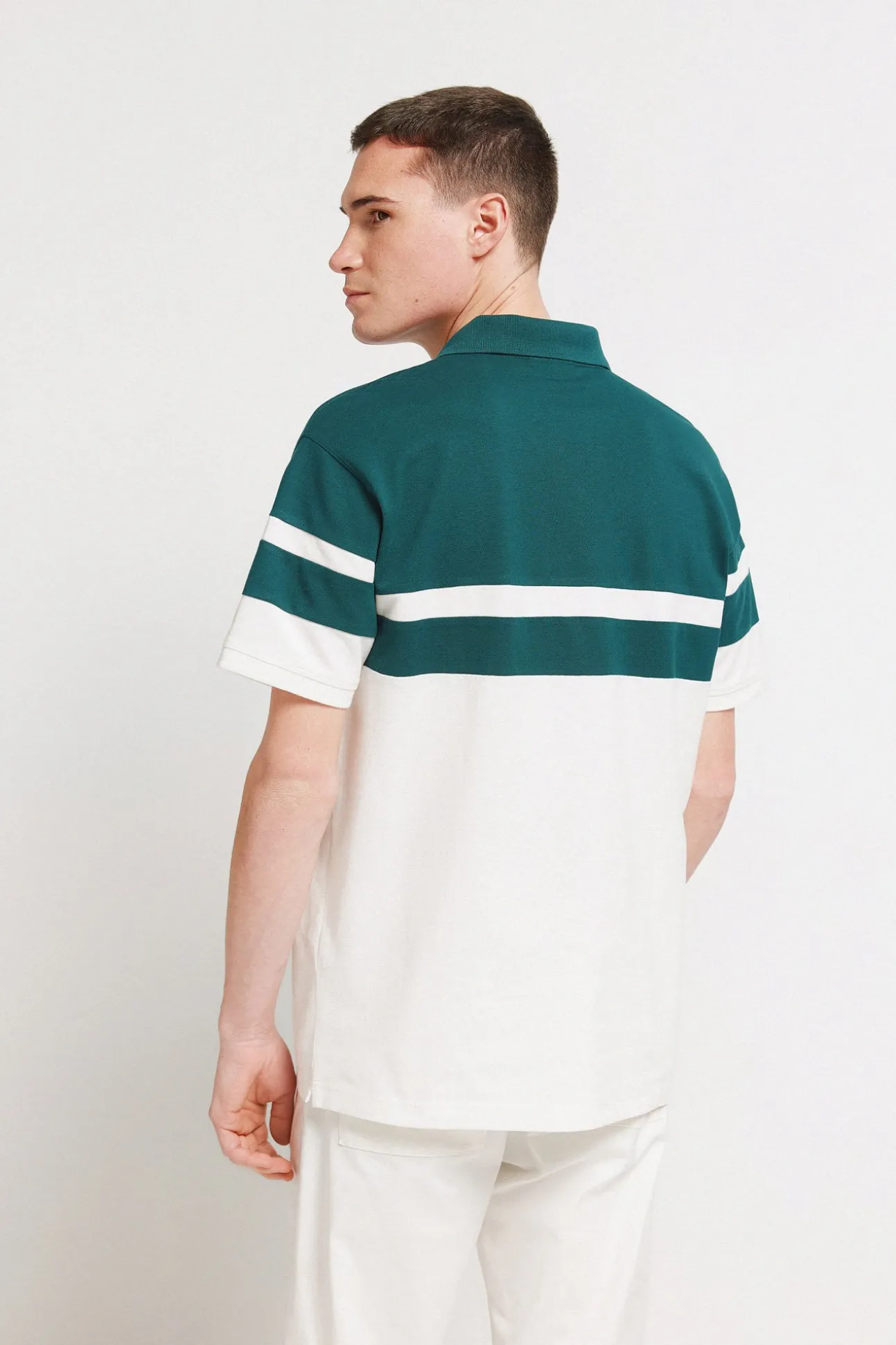 Polo en piqué à coupes regular fit