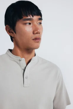Polo piqu&eacute; col mao coupe classique