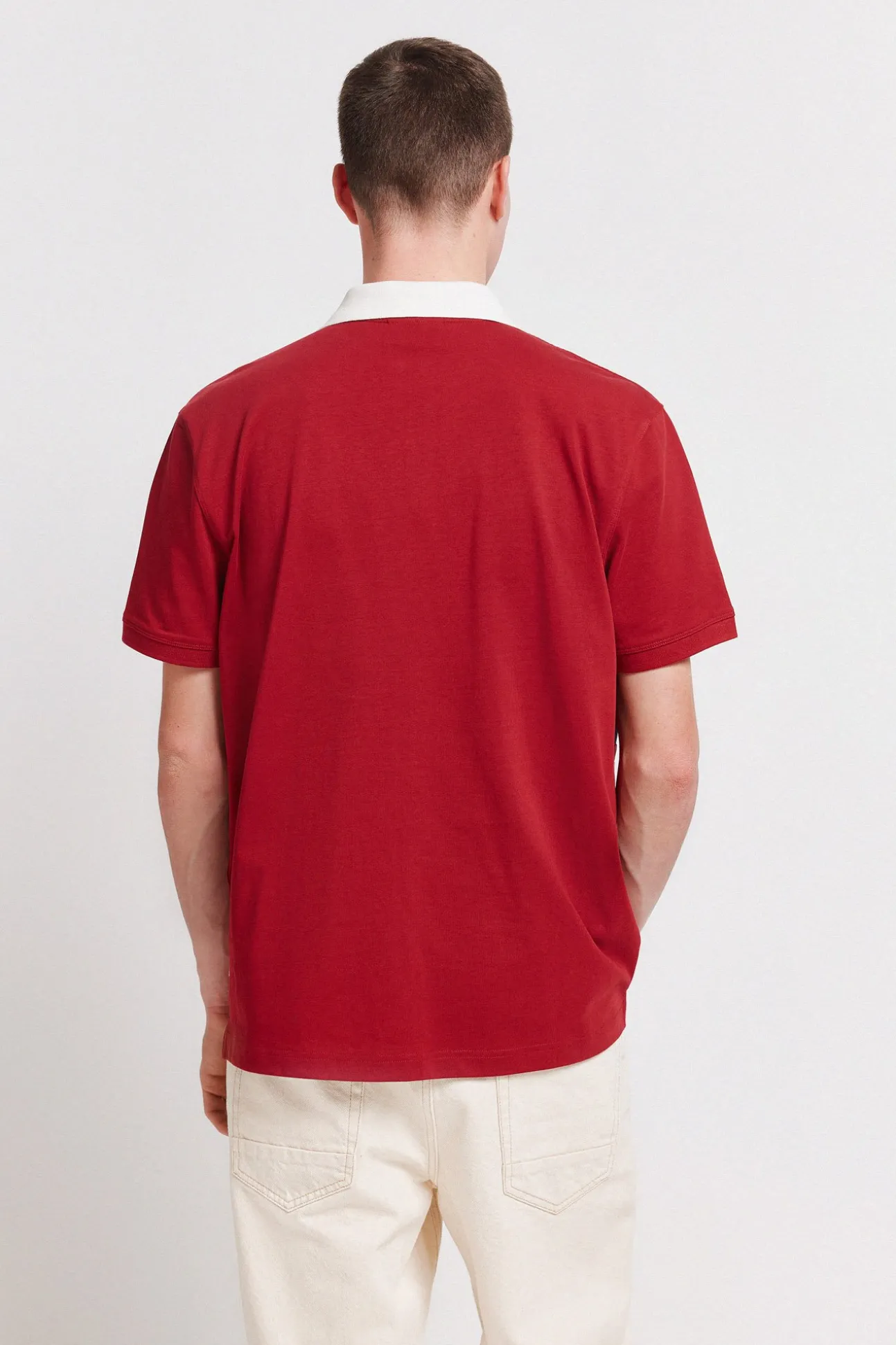 Polo sport en piqué coupe positionnelle regular fit