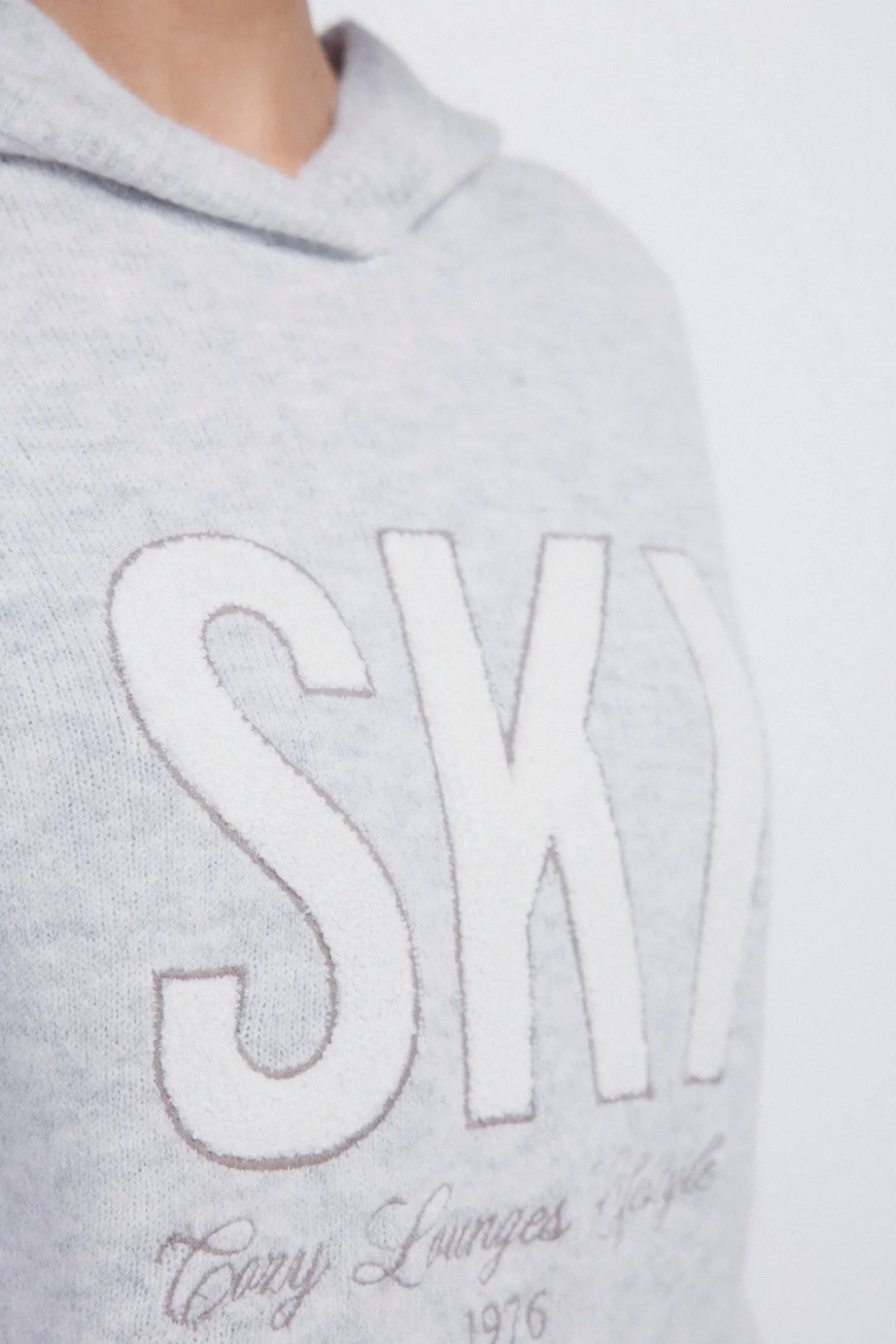 Pull à capuche « Ski »
