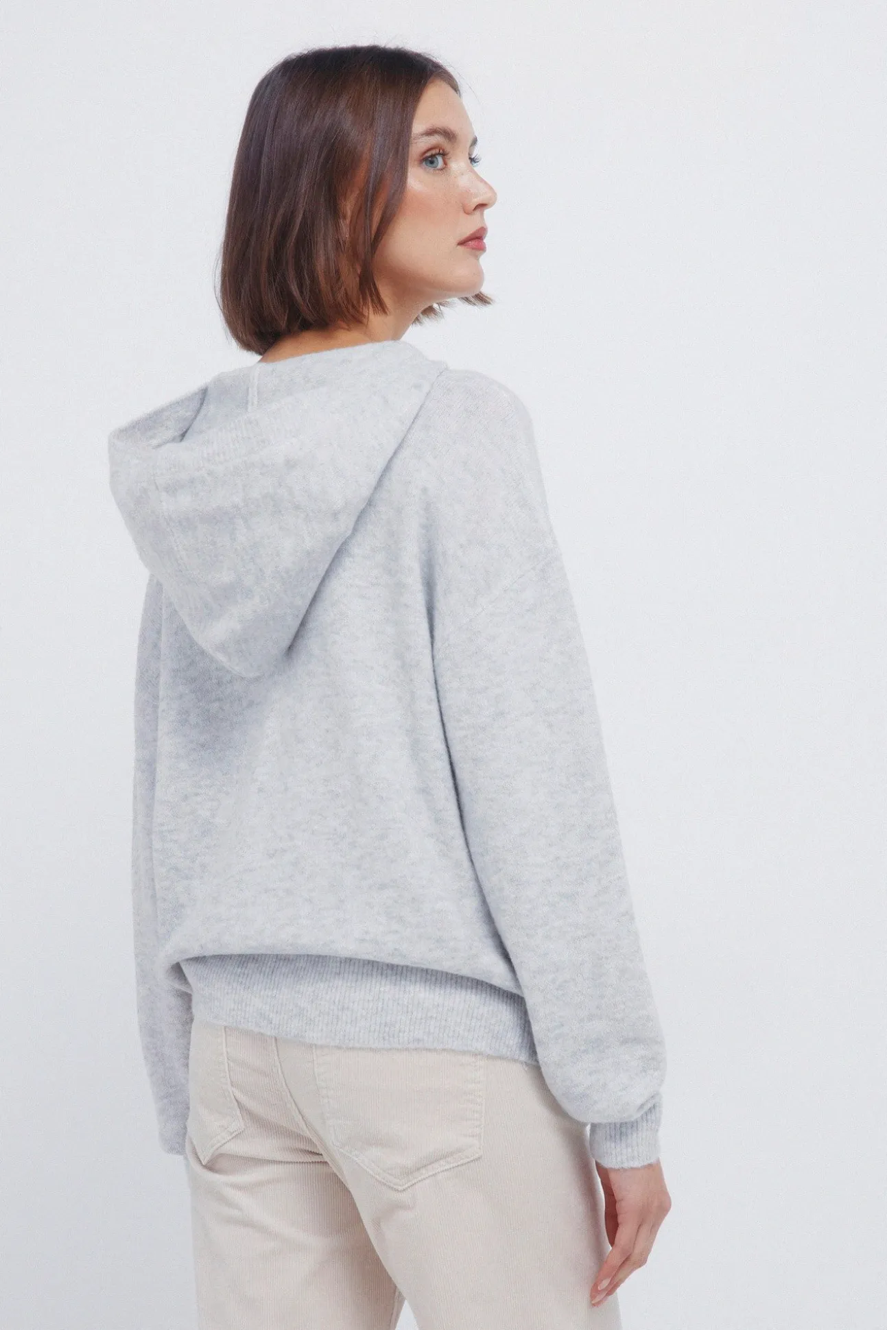 Pull à capuche « Ski »