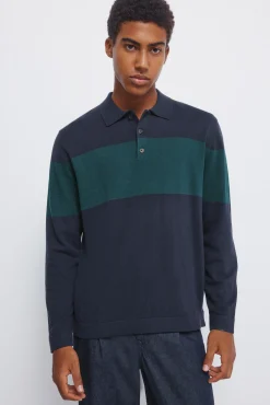 Pull à col polo pull