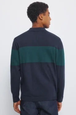 Pull à col polo pull
