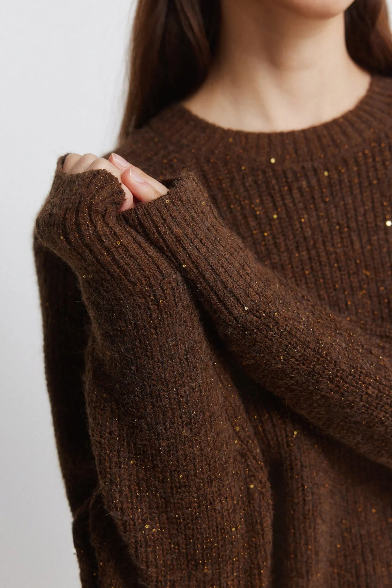 Pull à paillettes