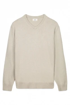 Pull basique à col en V