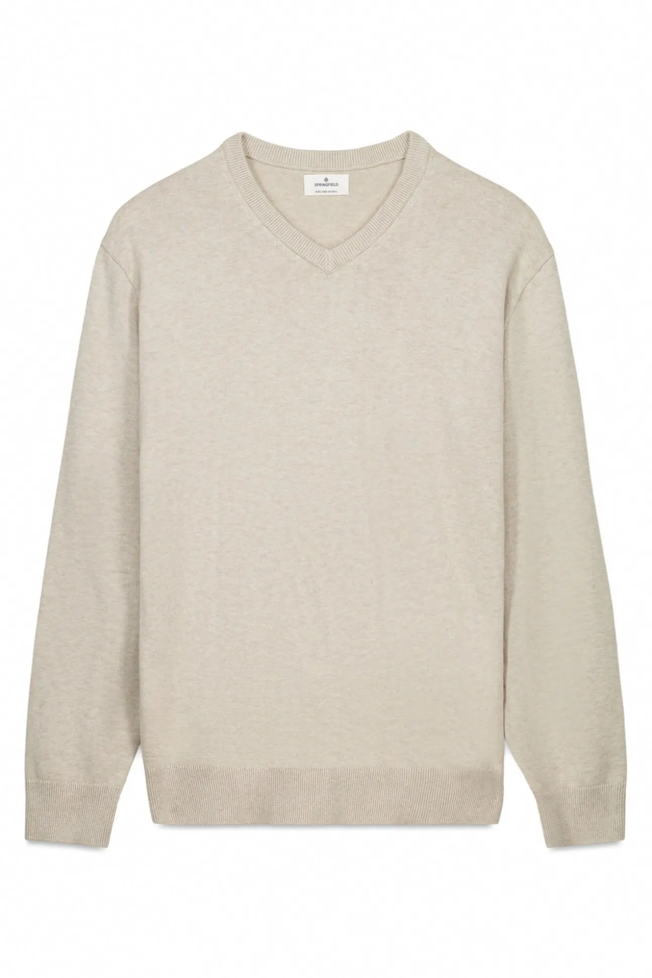 Pull basique à col en V