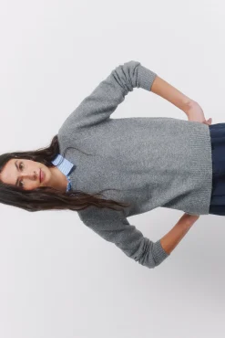 Pull col en maille
