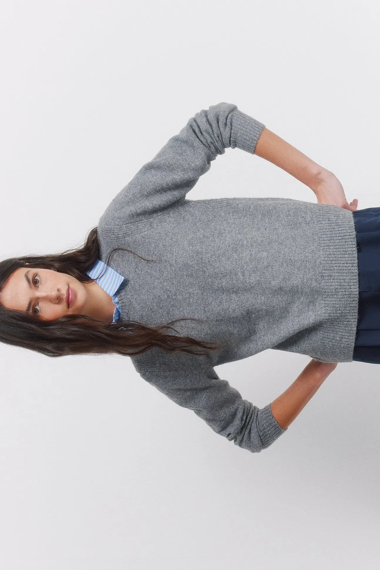 Pull col en maille