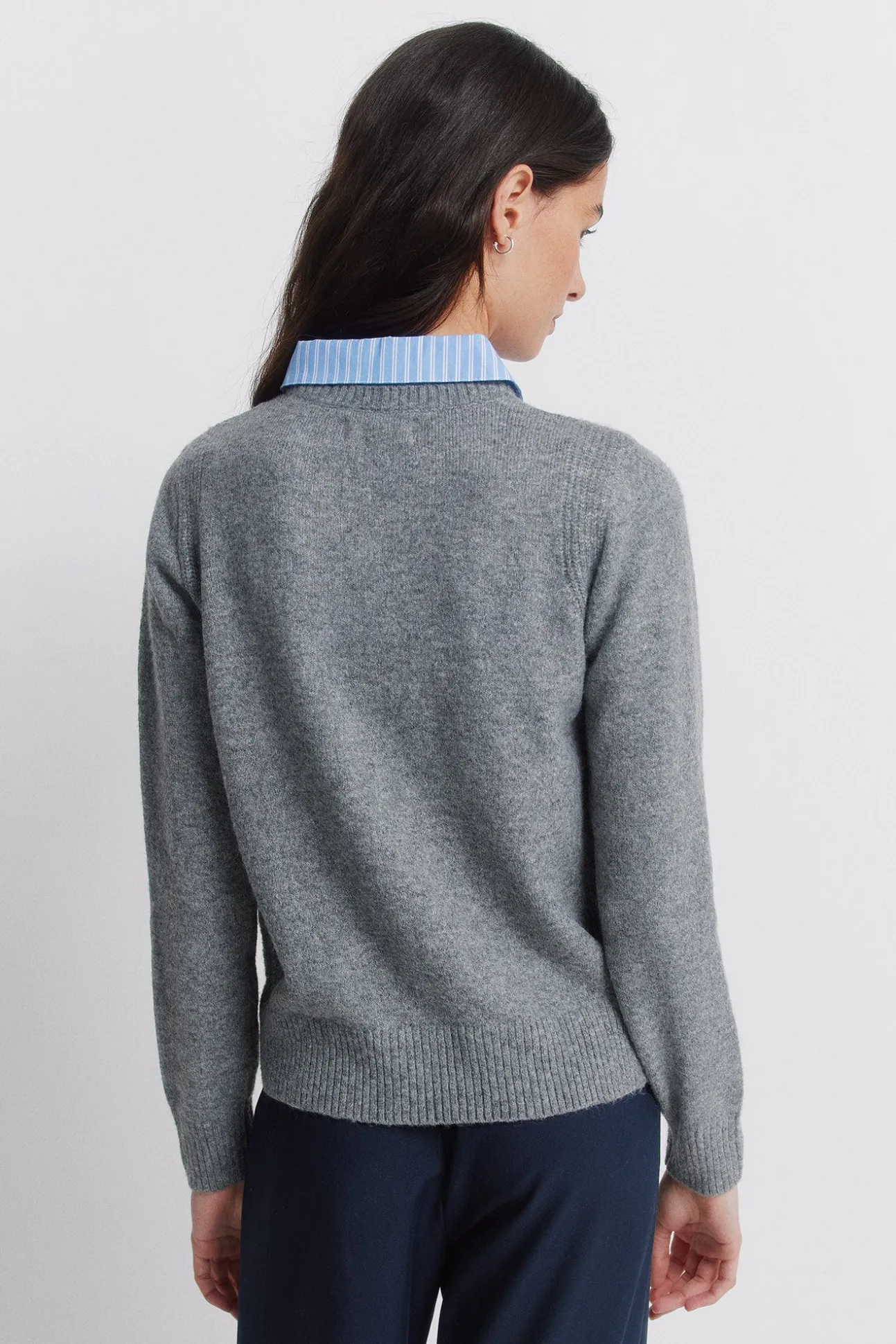 Pull col en maille
