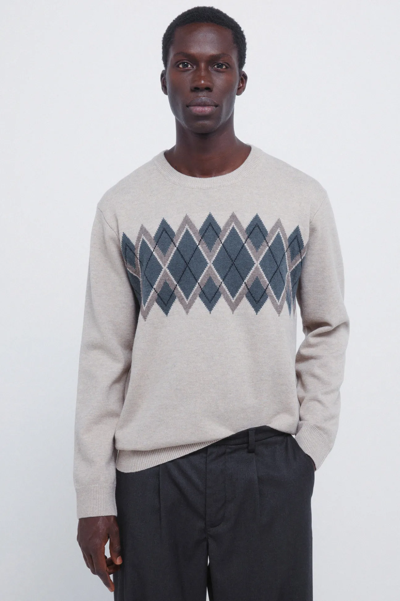 Pull de Noël en jacquard