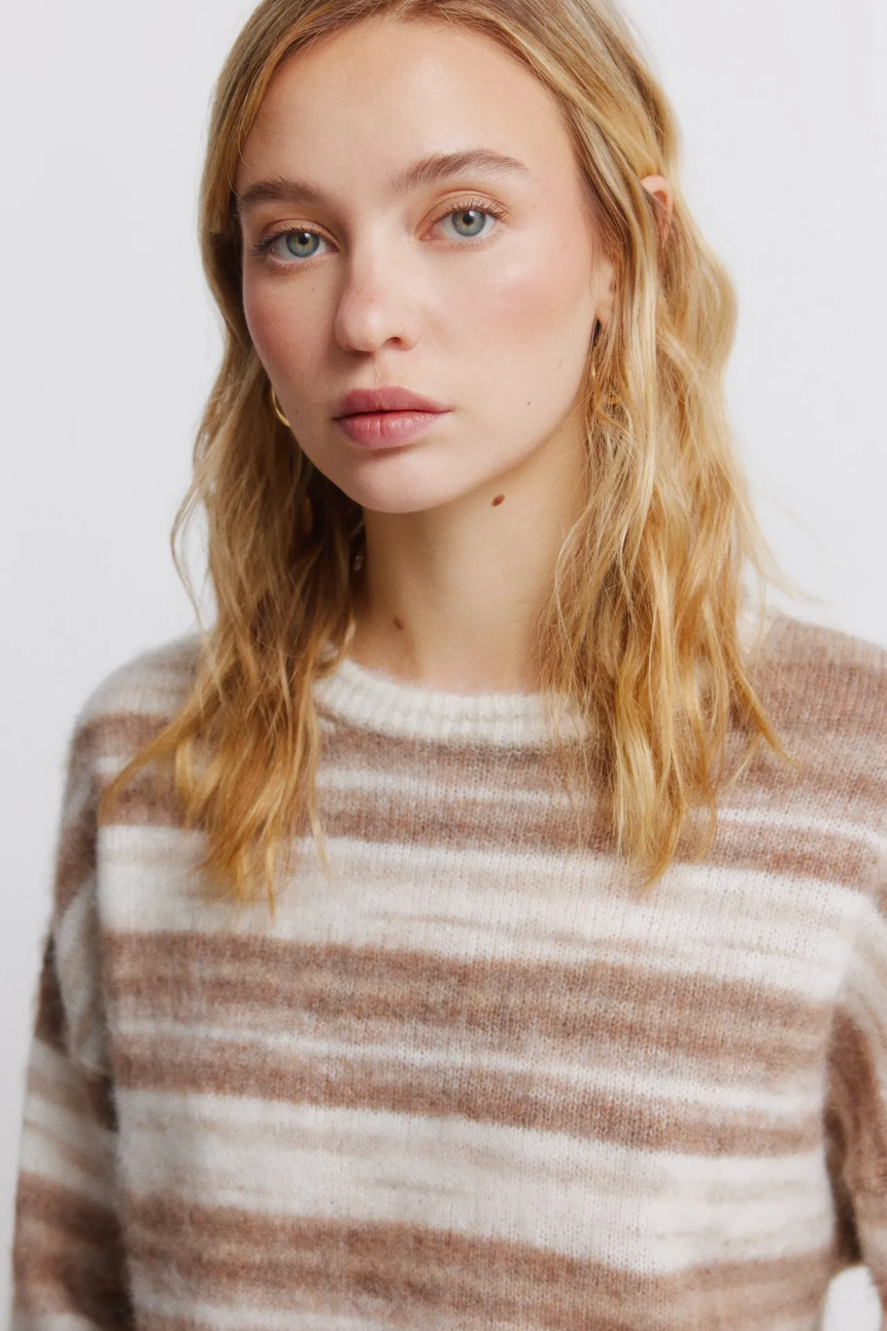 Pull rayures dégradées