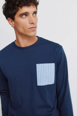 Pyjama long rayures