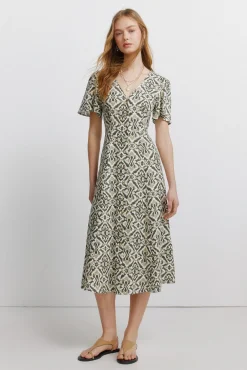 Robe chemise imprimée