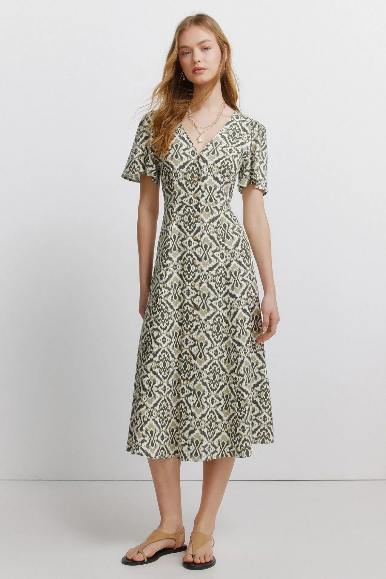 Robe chemise imprimée