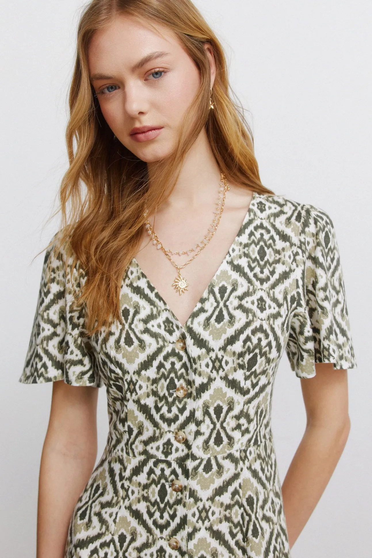 Robe chemise imprimée