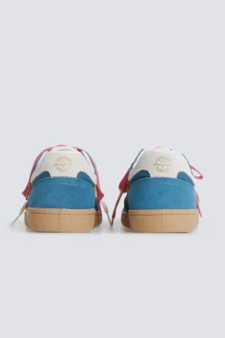 Sneaker en cuir rétro