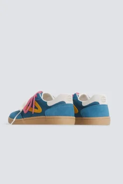 Sneaker en cuir rétro